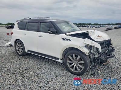 Czwarte zdjęcie samochodu z boku: 2012 INFINITI QX56 BASE VIN:JN8AZ2NEXC9021792 - miniatura