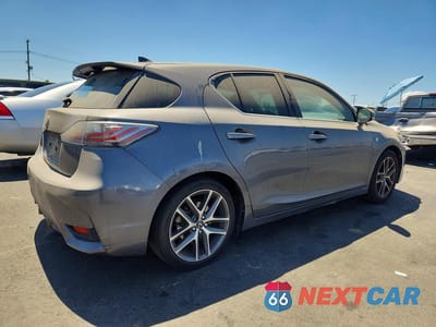 Trzecie zdjęcie samochodu z tyłu: 2015 LEXUS CT 200 VIN:JTHKD5BH0F2219677 - miniatura