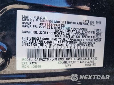 Zdjęcie 13 z 13 samochodu: 2015 MITSUBISHI OUTLANDER SPORT ES VIN:4A4AP3AUXFE055997 - miniatura