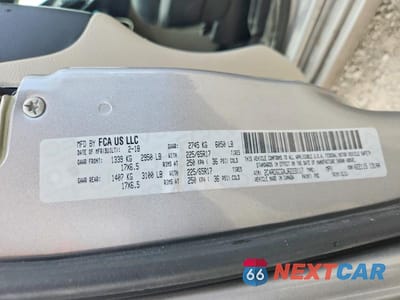 Zdjęcie 13 z 13 samochodu: 2018 DODGE GRAND CARAVAN SXT VIN:2C4RDGCGXJR223117 - miniatura