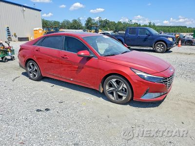 Czwarte zdjęcie samochodu z boku: 2022 HYUNDAI ELANTRA LIMITED VIN:KMHLP4AG0NU341096 - miniatura