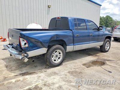 Trzecie zdjęcie samochodu z tyłu: 2002 DODGE DAKOTA QUAD SLT VIN:1B7HL48N02S587230 - miniatura