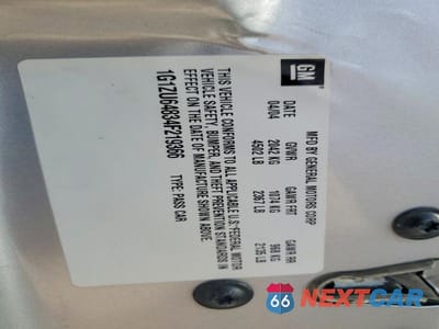 Zdjęcie 12 z 12 samochodu: 2004 CHEVROLET MALIBU MAXX LT VIN:1G1ZU64834F219366 - miniatura
