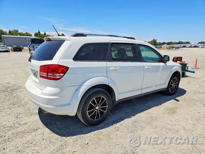 Trzecie zdjęcie samochodu z tyłu: 2017 DODGE JOURNEY SE VIN:3C4PDCAB4HT568478 - miniatura