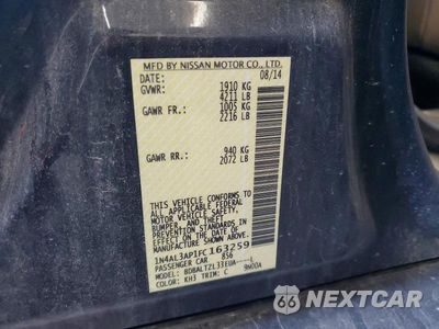 Zdjęcie 12 z 12 samochodu: 2015 NISSAN ALTIMA 2.5 SL VIN:1N4AL3AP1FC163259 - miniatura