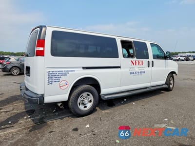 Trzecie zdjęcie samochodu z tyłu: 2021 CHEVROLET EXPRESS G3500 LT VIN:1GAZGPFP1M1225004 - miniatura