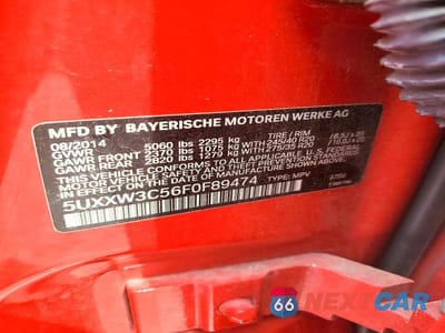 Zdjęcie 13 z 13 samochodu: 2015 BMW X4 XDRIVE28I VIN:5UXXW3C56F0F89474 - miniatura