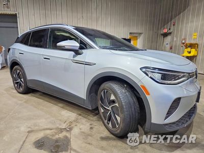 Czwarte zdjęcie samochodu z boku: 2021 VOLKSWAGEN ID.4 PRO S VIN:WVGGNPE22MP065833 - miniatura
