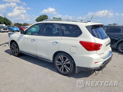 Drugie zdjęcie samochodu z przodu: 2017 NISSAN PATHFINDER PLATINUM VIN:5N1DR2MN2HC612800 - miniatura