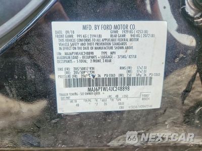 Zdjęcie 13 z 13 samochodu: 2018 FORD ECOSPORT TITANIUM VIN:MAJ6P1WL4JC248898 - miniatura