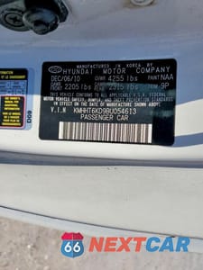 Zdjęcie 12 z 12 samochodu: 2011 HYUNDAI GENESIS COUPE 2.0T VIN:KMHHT6KD9BU054613 - miniatura