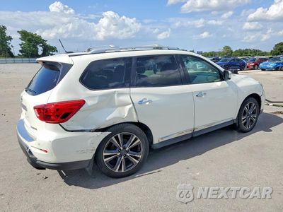 Trzecie zdjęcie samochodu z tyłu: 2017 NISSAN PATHFINDER PLATINUM VIN:5N1DR2MN2HC612800 - miniatura