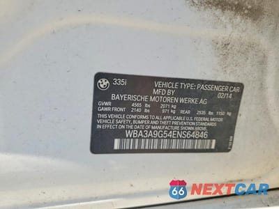 Zdjęcie 12 z 12 samochodu: 2014 BMW 335 I VIN:WBA3A9G54ENS64846 - miniatura