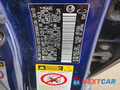 Zdjęcie 12 z 12 samochodu: 2013 LEXUS ES 300H VIN:JTHBW1GG2D2026978 - miniatura