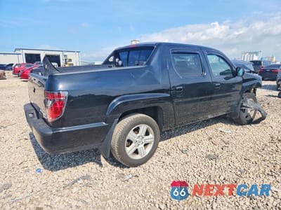 Trzecie zdjęcie samochodu z tyłu: 2012 HONDA RIDGELINE RTL VIN:5FPYK1F58CB460820 - miniatura