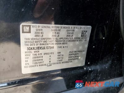Zdjęcie 13 z 13 samochodu: 2018 GMC TERRAIN SLT VIN:3GKALVEX5JL137944 - miniatura