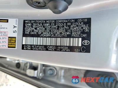 Zdjęcie 12 z 12 samochodu: 2018 TOYOTA PRIUS TWO VIN:JTDKBRFU6J3062715 - miniatura