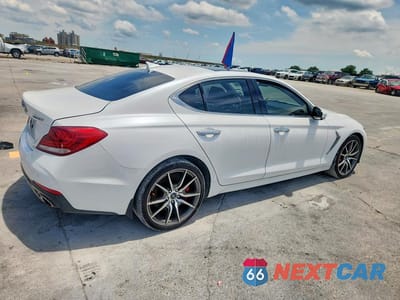 Trzecie zdjęcie samochodu z tyłu: 2020 GENESIS G70 3.3T VIN:KMTG34LE9LU053590 - miniatura