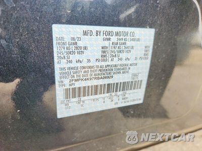 Zdjęcie 14 z 14 samochodu: 2024 FORD EDGE TITANIUM VIN:2FMPK4K97RBA06929 - miniatura