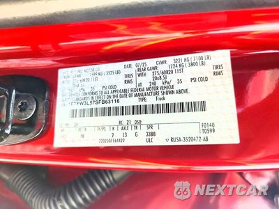 Zdjęcie 12 z 12 samochodu: 2025 FORD F150 XLT VIN:1FTFW3L57SFB63116 - miniatura