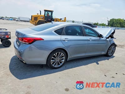Trzecie zdjęcie samochodu z tyłu: 2017 GENESIS G80 3.8 VIN:KMHGN4JE4HU167592 - miniatura