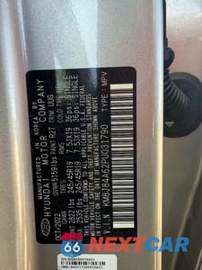Zdjęcie 10 z 10 samochodu: 2023 HYUNDAI NEXO LIMITED VIN:KM8J84A62PU031790 - miniatura