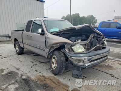 Czwarte zdjęcie samochodu z boku: 2001 TOYOTA TUNDRA SR5 VIN:5TBRT34191S183442 - miniatura