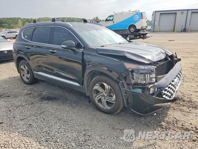 Czwarte zdjęcie samochodu z boku: 2021 HYUNDAI SANTA FE SEL VIN:5NMS34AJ4MH365141 - miniatura
