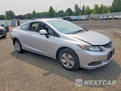 Czwarte zdjęcie samochodu z boku: 2013 HONDA CIVIC LX VIN:2HGFG3B52DH516136 - miniatura