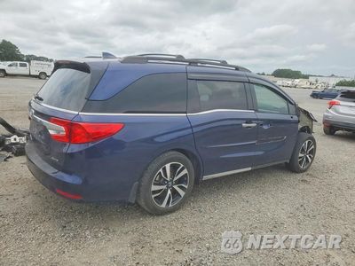 Trzecie zdjęcie samochodu z tyłu: 2020 HONDA ODYSSEY ELITE VIN:5FNRL6H91LB061576 - miniatura