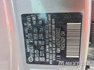 Zdjęcie 12 z 12 samochodu: 2024 HYUNDAI ELANTRA SE VIN:KMHLL4DG2RU699832 - miniatura