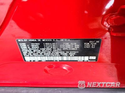 Zdjęcie 12 z 12 samochodu: 2016 HONDA HR-V EX VIN:3CZRU5H51GM726590 - miniatura