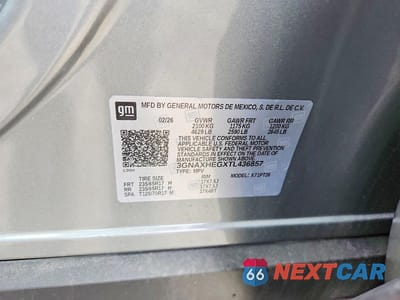 Zdjęcie 14 z 14 samochodu: 2026 CHEVROLET EQUINOX LT VIN:3GNAXHEGXTL436857 - miniatura