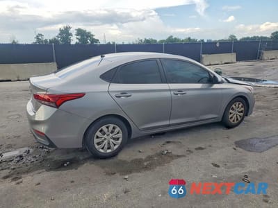 Trzecie zdjęcie samochodu z tyłu: 2021 HYUNDAI ACCENT SE VIN:3KPC24A64ME137179 - miniatura