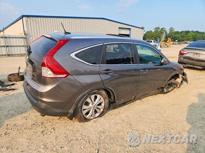 Trzecie zdjęcie samochodu z tyłu: 2013 HONDA CR-V EXL VIN:2HKRM3H7XDH501212 - miniatura
