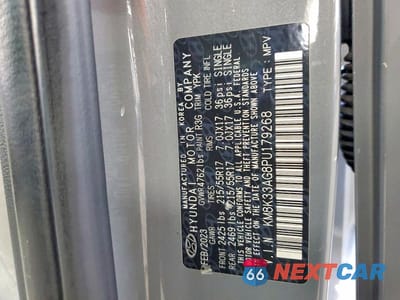 Zdjęcie 13 z 13 samochodu: 2023 HYUNDAI KONA SEL VIN:KM8K33AG8PU179268 - miniatura