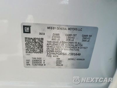 Zdjęcie 13 z 13 samochodu: 2020 CADILLAC XT6 SPORT VIN:1GYKPGRS4LZ101649 - miniatura
