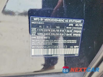 Zdjęcie 12 z 12 samochodu: 2025 MERCEDES-BENZ GLB 250 VIN:W1N4M4GB5SW421113 - miniatura