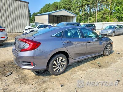 Trzecie zdjęcie samochodu z tyłu: 2018 HONDA CIVIC EX VIN:19XFC2F72JE032216 - miniatura