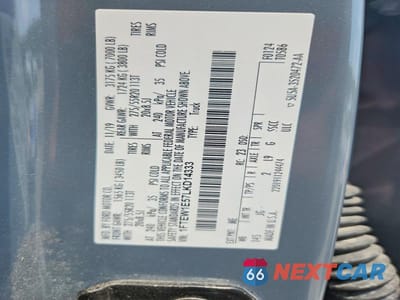 Zdjęcie 12 z 12 samochodu: 2020 FORD F150 STX VIN:1FTEW1E57LKD14333 - miniatura