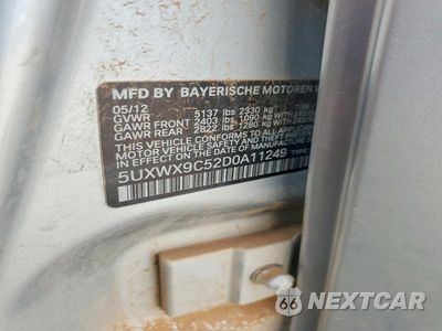 Zdjęcie 13 z 13 samochodu: 2013 BMW X3 XDRIVE28I VIN:5UXWX9C52D0A11249 - miniatura