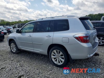 Drugie zdjęcie samochodu z przodu: 2010 TOYOTA HIGHLANDER HYBRID VIN:JTEBW3EH5A2047582 - miniatura