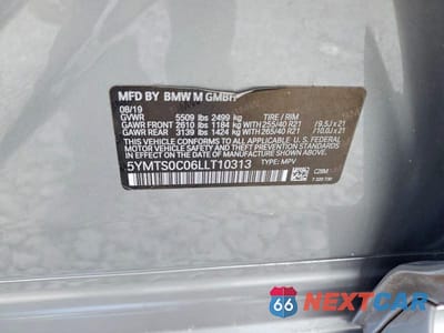 Zdjęcie 13 z 13 samochodu: 2020 BMW X3 M COMPETITION VIN:5YMTS0C06LLT10313 - miniatura