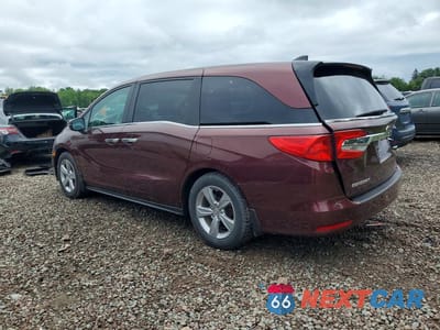 Drugie zdjęcie samochodu z przodu: 2018 HONDA ODYSSEY EX VIN:5FNRL6H55JB094381 - miniatura