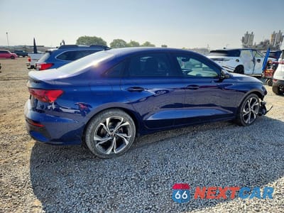 Trzecie zdjęcie samochodu z tyłu: 2023 AUDI A3 PREMIUM VIN:WAUAUDGY8PA050741 - miniatura