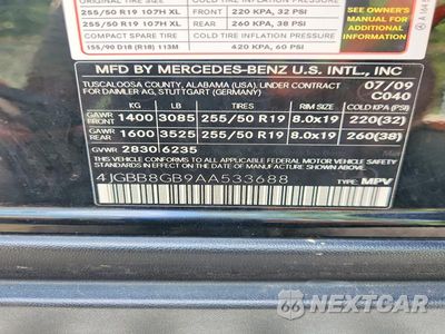 Zdjęcie 13 z 13 samochodu: 2010 MERCEDES-BENZ ML 350 4MATIC VIN:4JGBB8GB9AA533688 - miniatura