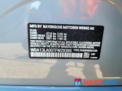 Zdjęcie 12 z 12 samochodu: 2026 BMW 330I VIN:WBA13LA00TFW29395 - miniatura