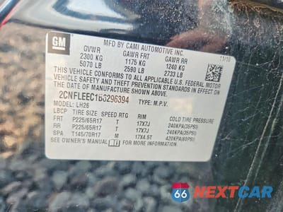 Zdjęcie 13 z 13 samochodu: 2011 CHEVROLET EQUINOX LT VIN:2CNFLEEC1B6296394 - miniatura