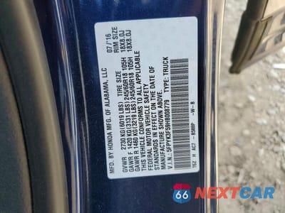 Zdjęcie 12 z 12 samochodu: 2017 HONDA RIDGELINE RTL VIN:5FPYK3F59HB008779 - miniatura
