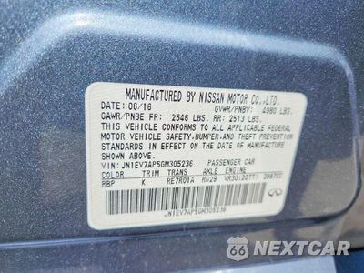 Zdjęcie 12 z 12 samochodu: 2016 INFINITI Q50 3.0T PREMIUM VIN:JN1EV7AP5GM305236 - miniatura